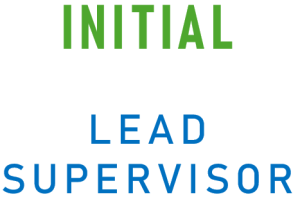 Lead Supervisor Initial